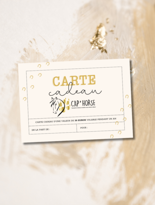 Cap Horse Gift - Ruition Gift Idea Valid for a year in Ornex